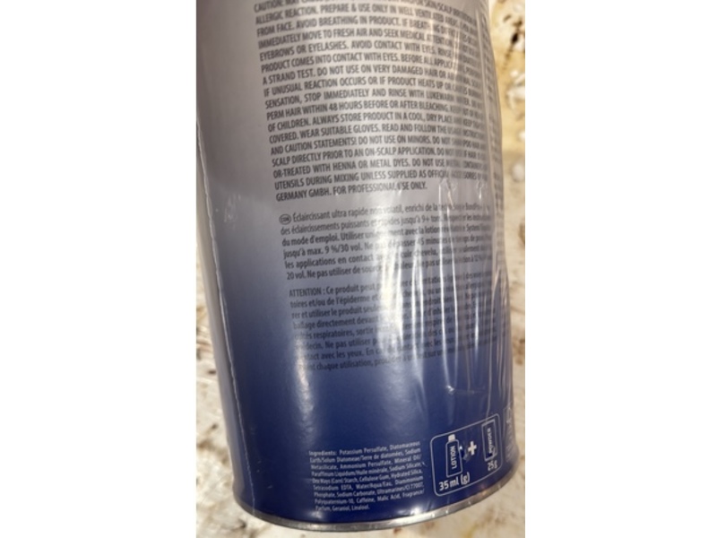 Goldwell Light Dimension Oxycur Platin 9+ Lightening Powder, 35.2 fl oz/1000 g