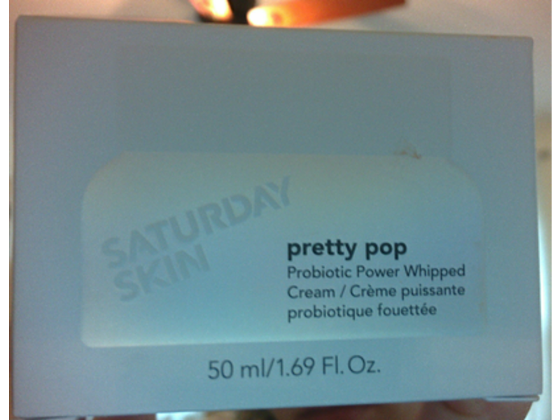 Saturday Skin Pretty Pop Prebiotic Whipped Cream, 1.69 fl oz/50 mL