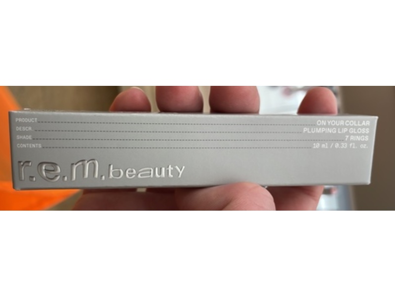 r.e.m. Beauty On Your Collar Plumpande Lip Gloss, 7 Rings, 0.33 fl oz/10 mL