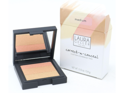 Laura Geller Correct-n-Conceal Custom Coverage Trio, Medium, 0.12 oz/3.4 g