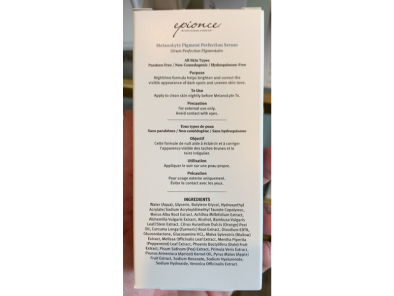 Epionce MelanoLyte Pigment Perfection Serum, Night Tx, 1 fl oz/30 mL