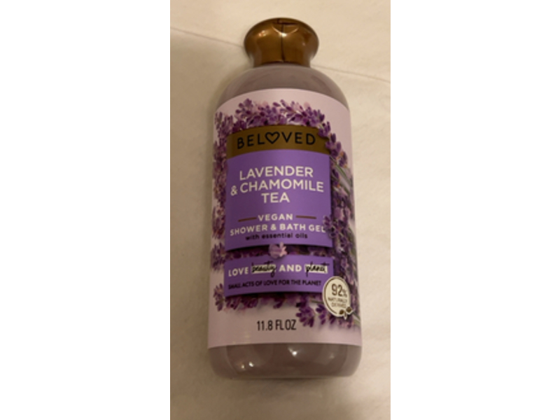 Beloved Shower & Bath Gel, Lavender & Chamomile Tea, 11.8 fl oz