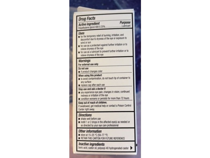 Blink Triple Care Dry Eye 3-In-1 Extended Relief Lubricating Eye Drops, 0.34 fl oz/10 mL