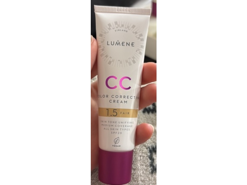 Lumene CC Color Corrector Cream, 1.5 Fair, 30 mL