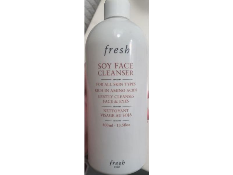 Fresh Soy Face Cleanser, 13.5 fl oz/400 mL