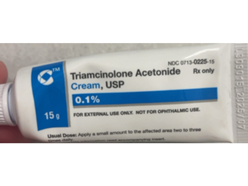 Triamcinolone Acetonide Cream, 0.1%, 15 g, Cosette Pharmaceuticals (Rx)