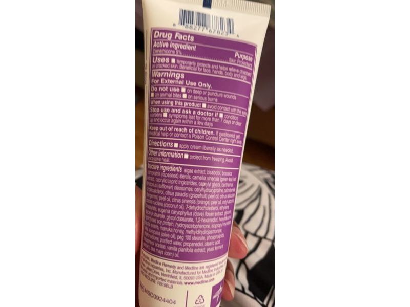 Medline Remedy Intensive Skin Therapy Skin Repair Cream, Orange Vanilla Scent, 4 fl oz/118 mL