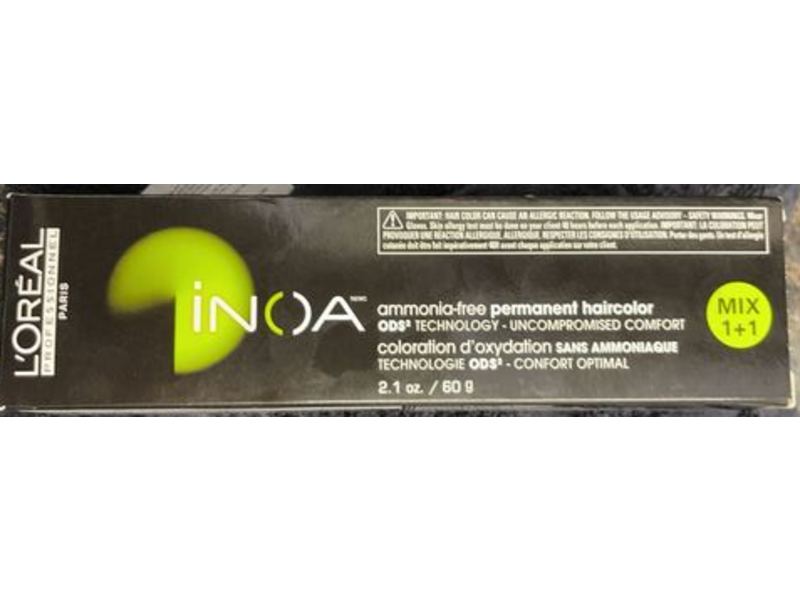 L'Oreal Paris Permanent Hair Color , Inoa 6/0 , 2.1 oz/60 g