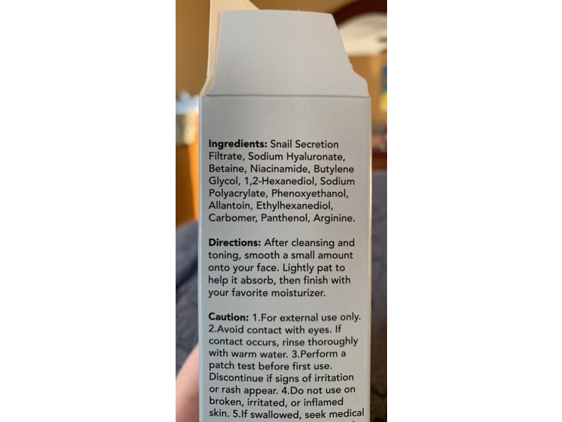 Bagavs Power Essence Face Serum, 98% Snail Mucin, 3.8 fl oz/100 mL