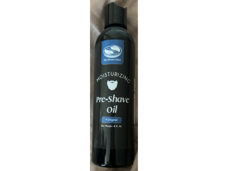 The Henna Guys Moisturizing Pre Shave Oil, 8 fl oz