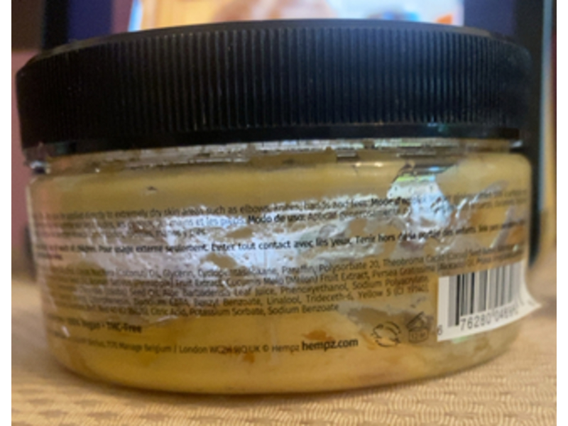 Hempz Herbal Body Butter, Sweet Pineapple & Honey Melon, 8 oz/227 g