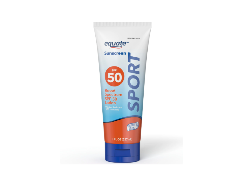 Equate Sport Sunscreen Lotion, SPF 50, 8 fl oz/ 237 mL