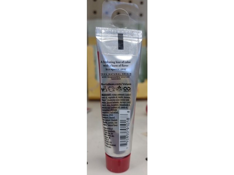 Burt's Bees Squeezy Tinted Balm, Mandarin Granita, 0.43 oz/12.1 g