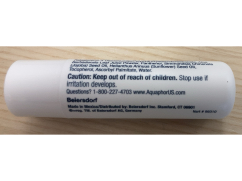 Aquaphor Lip Repair Stick, Aloe Vera & Shea Butter, 0.17 oz/4.8 g