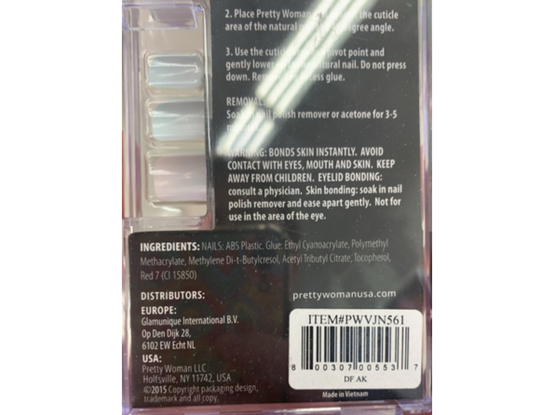 Pretty Women TryMe Fanx Nails + Glue Set