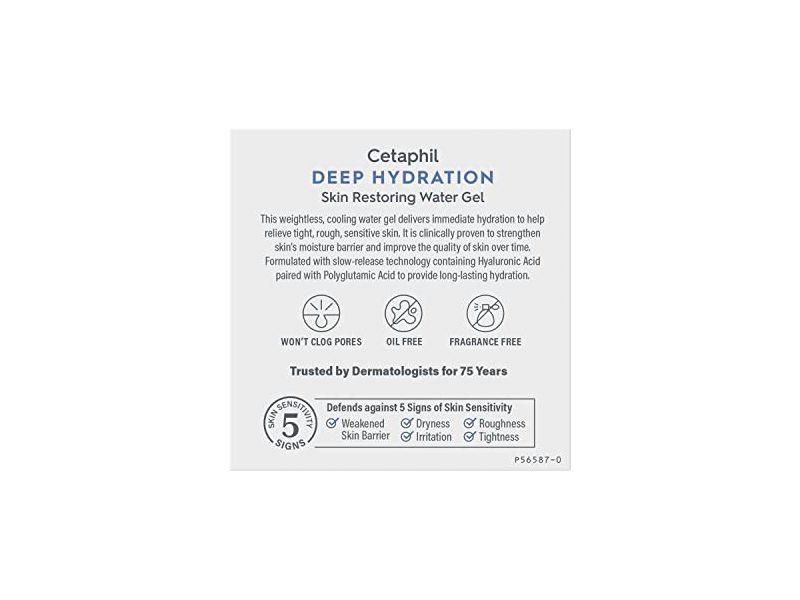 Cetaphil Deep Hydration Skin Restoring Water Gel, 1.7 oz