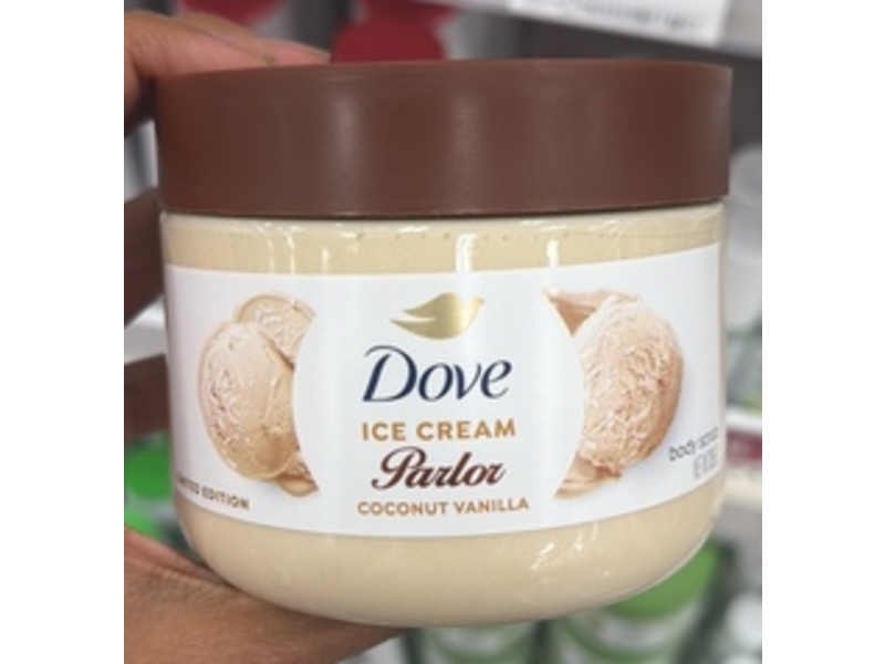 Dove Ice Cream Parlor Body Scrub, Coconut Vanilla, 15 oz