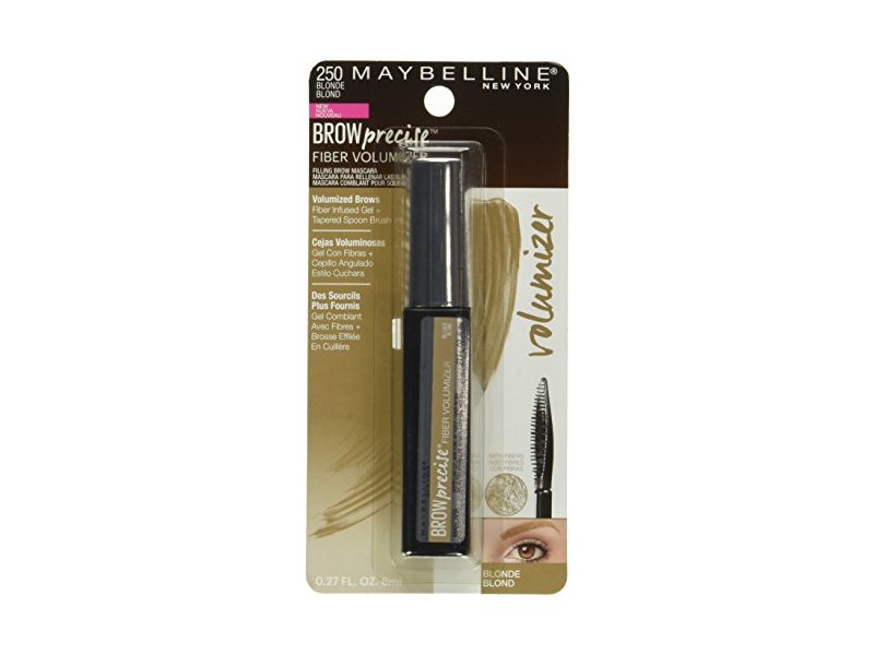 Maybelline Brow Precise Fiber Volumizer Eyebrow Mascara, Blonde, 0.27 fl oz/8 mL
