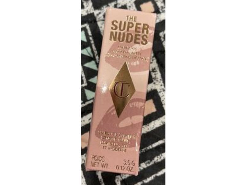 Charlotte Tilbury The Super Nudes Matte Long-Lasting Lipstick, Super Fabulous, 0.12 oz/3.5 g