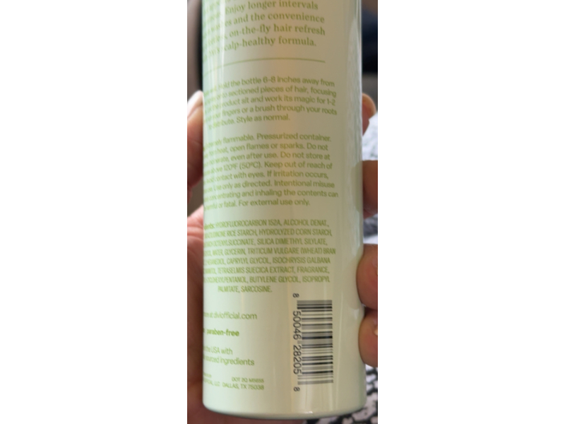 Divi Lift + Refresh Dry Shampoo, 5.3 oz/150.2 g