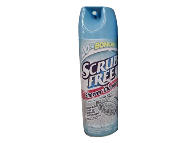 Scrub Free Shower Cleaner, Morning Sunrise, 12 oz/340 g, Pack Of 3