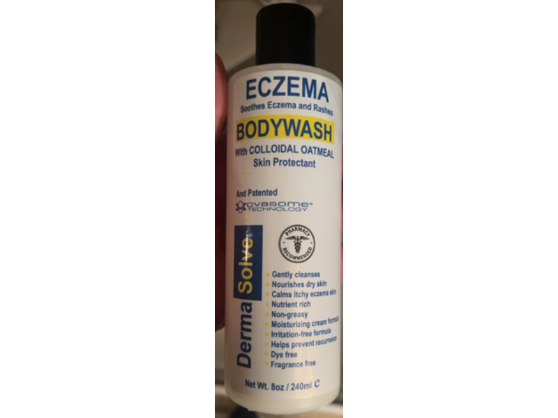 DermaSolve Soothes Eczema & Rashes Body Washes, 8 oz/240 mL, Pack Of 2