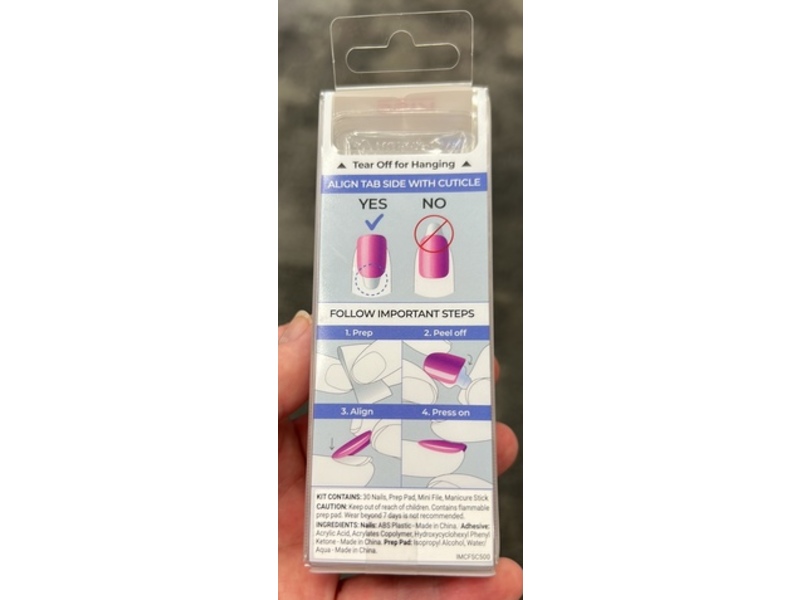 Impress Color Fx False Nails, Last Call, 30 Count