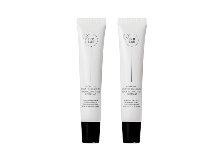 Dr.B Lab Hydrating Serum-To-Highlighter Serum, 1 fl oz/30 mL, Pack Of 2