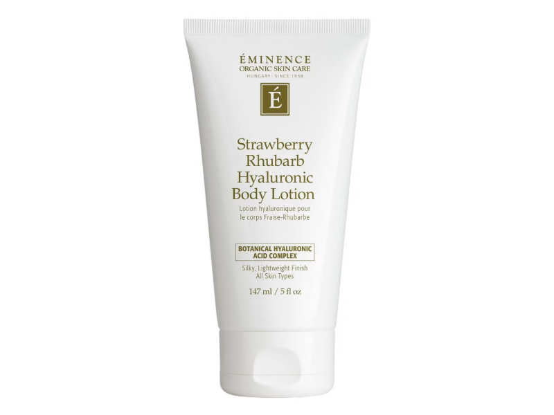 Eminence Hyaluronic Body Lotion, Strawberry Rhubarb, 5 fl oz/147 mL