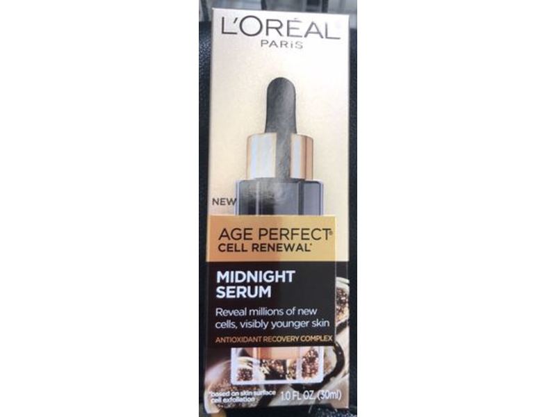 Loreal Paris Age Perfect Cell Renewal, Midnight Serum, 1.0 fl oz / 30 ml