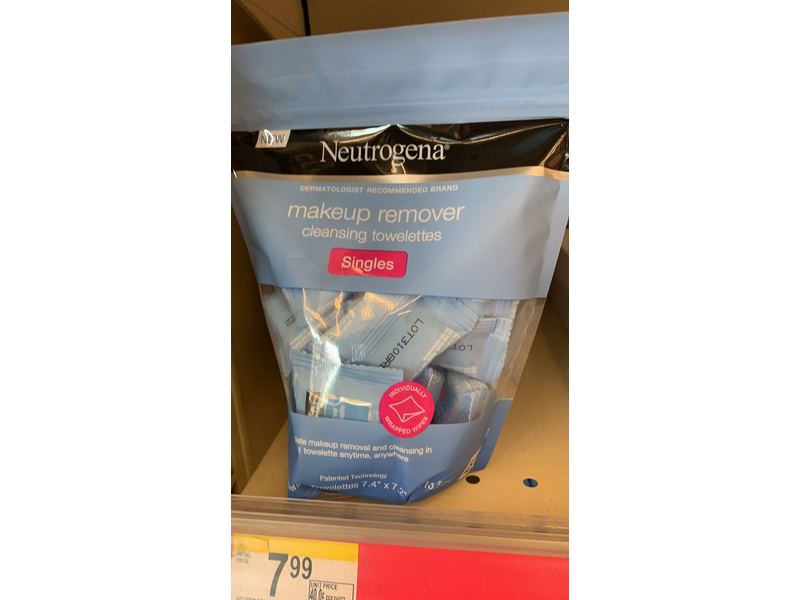 Neutrogena Makeup Remover Cleansing Towelettes Singles