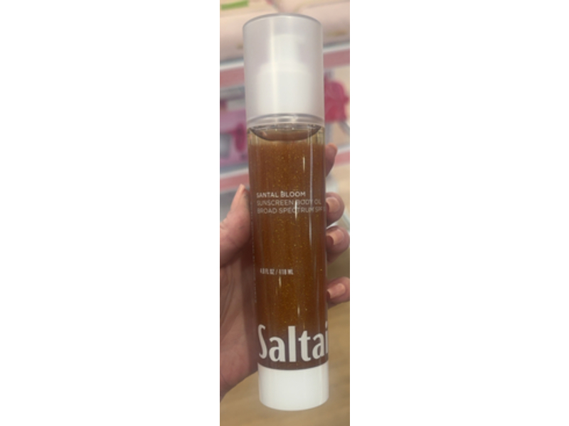 Saltair Santal Bloom Sunscreen Body Oil, SPF 50, 4.0 fl oz/118 mL