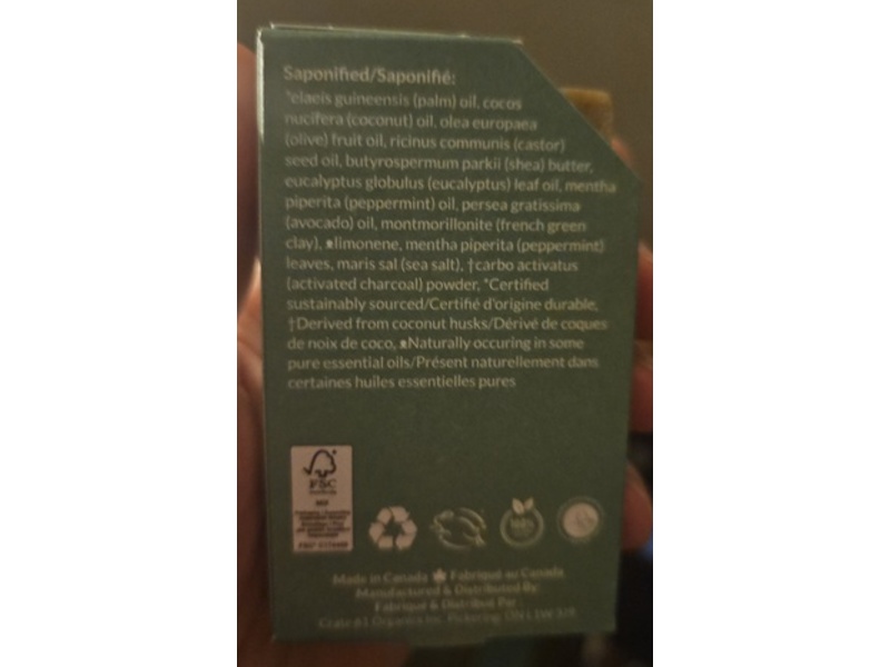 Crate 61 Light Grit Eucamint Bar Soap, 4 oz/110 g