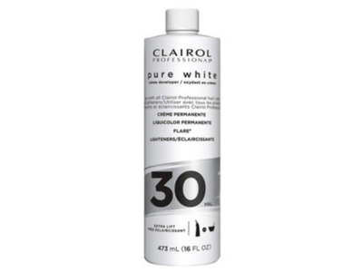 Clairol Professional Pure White Creme Developer, 30 volume, 16 fl oz/473 mL