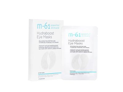 M-61 Hydraboost Eye Mask, Peptide & Vitamin B5, 3 Count