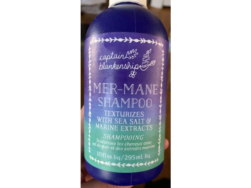 Captain Blankenship Mer-Mane Shampoo, Sea Salt & Marine Extracts, 10 fl oz/295 mL