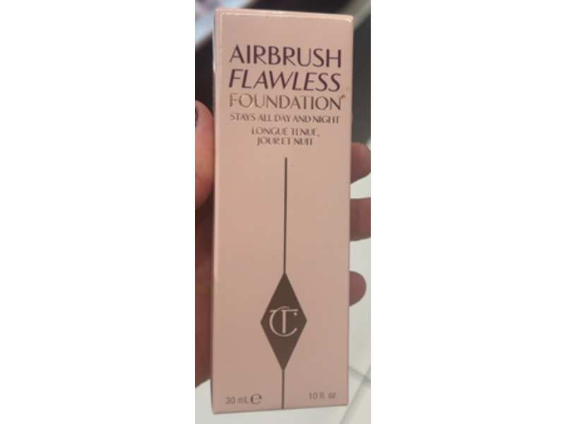 Charlotte Tilbury Airbrush Flawless Foundation, 8 Warm, 1.0 fl oz/30 mL
