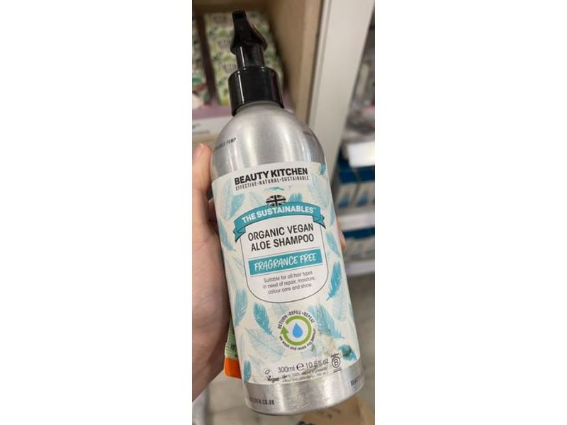 Beauty Kitchen Organic Vegan Aloe Shampoo, 10.5 fl oz/300 mL