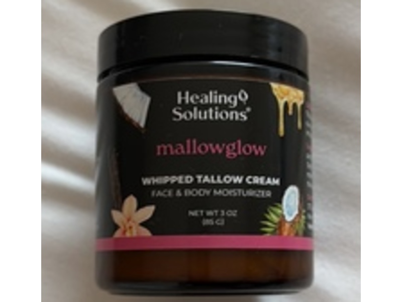 Healing Solutions Whipped Tallow Cream, Mallowglow, 3 oz/85 g
