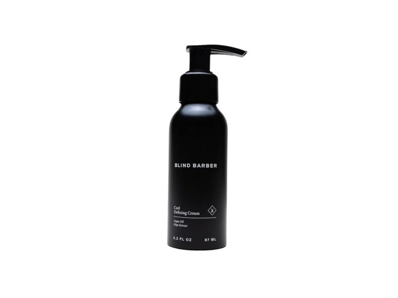 Blind Barber Curl Defining Cream, Argan Oil + Hops Extract, 3.2 fl oz/97 mL
