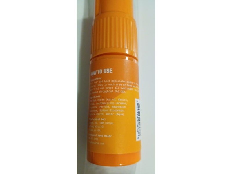 Carpe Sweat Absorbing Scalp Powder, 1 oz/28 g