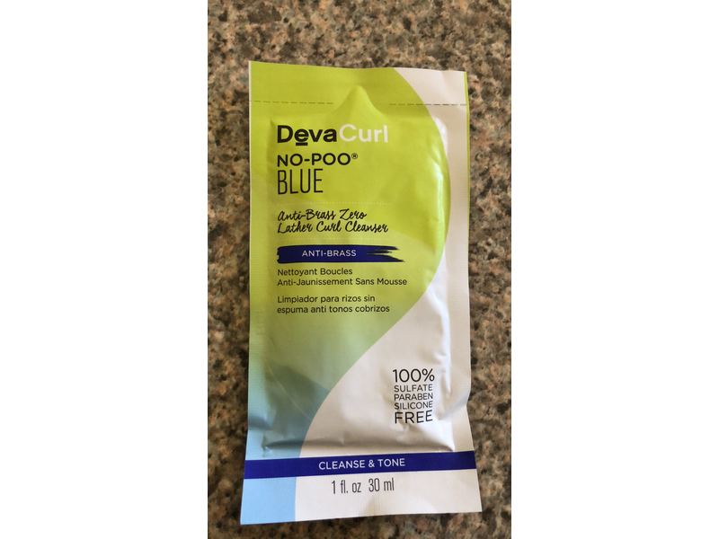 DevaCurl Anti-BrassZero Lather Curl Cleanser, Anti-Brass, 1 fl oz/30 mL