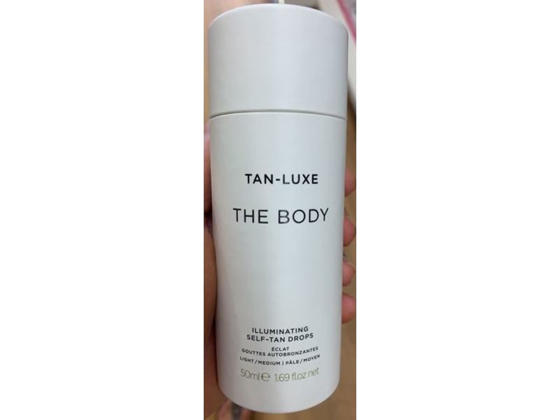 Tan-Luxe The Body Illuminating Self-Tan Drops, Light/Medium, 50 mL