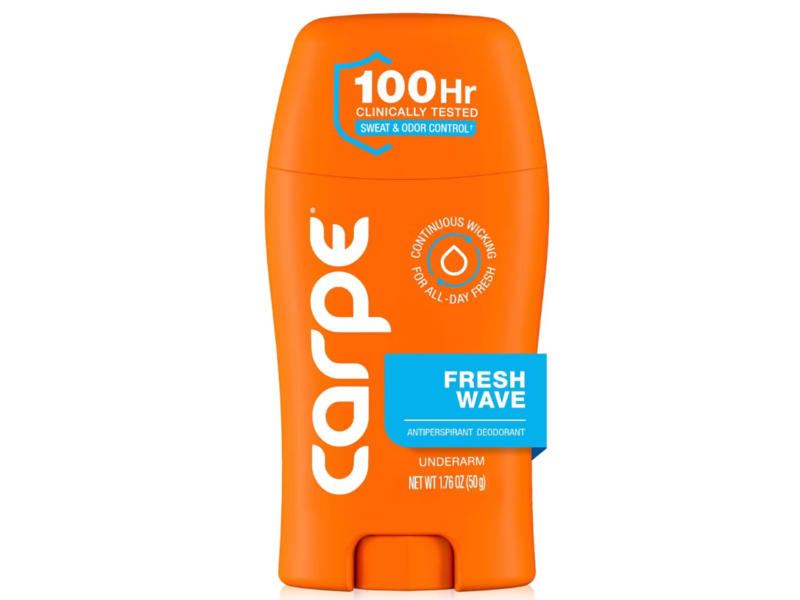 Carpe Sweat & Odor Control Antiperspirant Deodorant, Fresh Wave, 1.76 oz/50 g