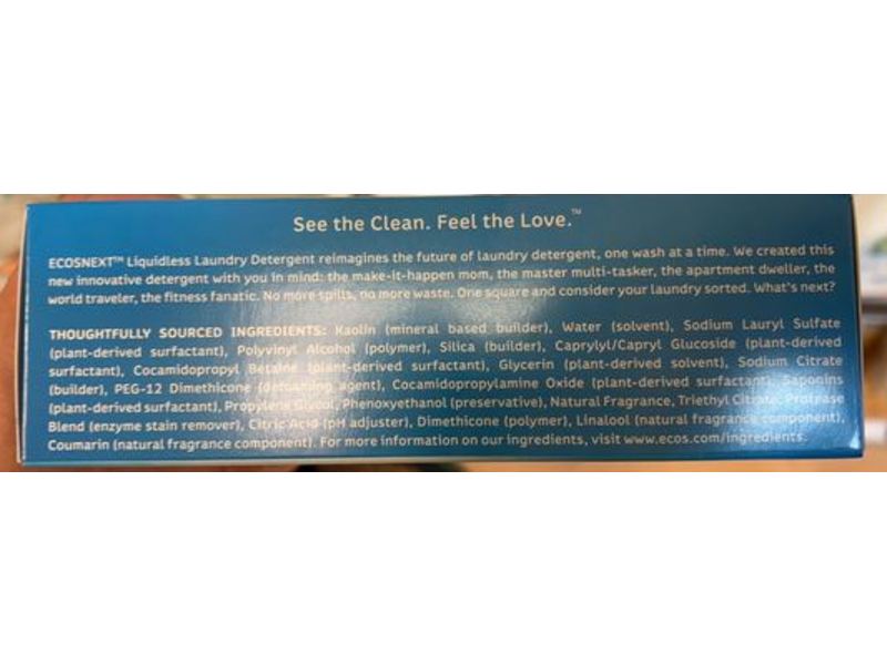 Ecosnext Laundry Detergent, Lavender Vanilla, 50 Loads, 175 g