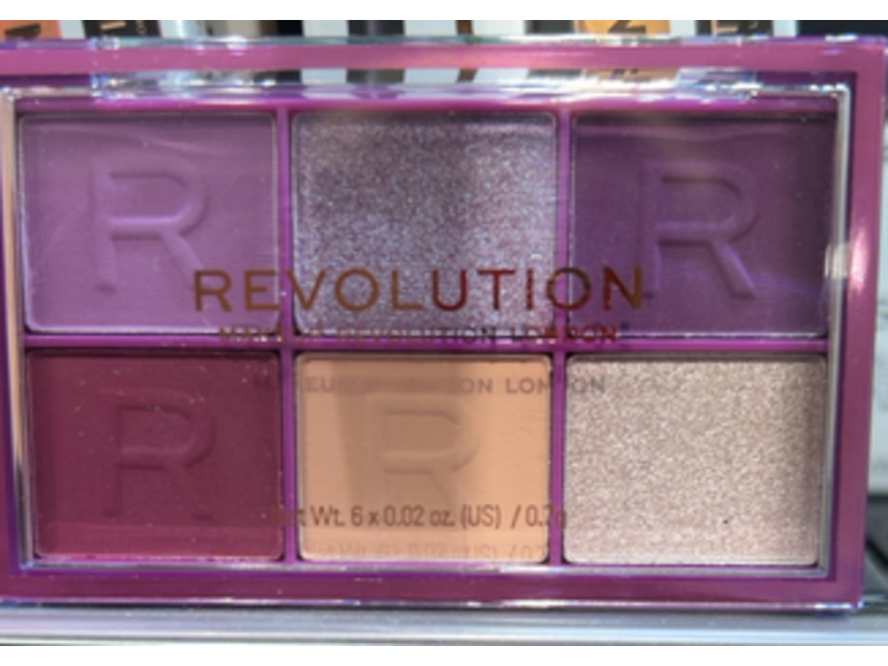 Revolution Mini Colour Reloaded Palette, Purple Please, 0.02 oz/0.2 g