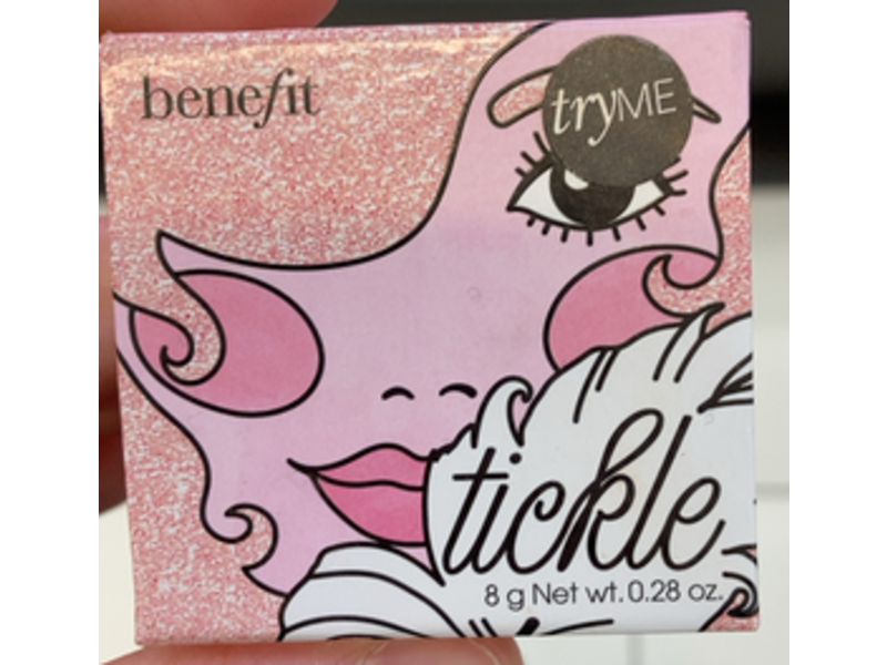 Benefit Tickle Powder Highlighter, Golden Pink, 0.28 oz/8 g