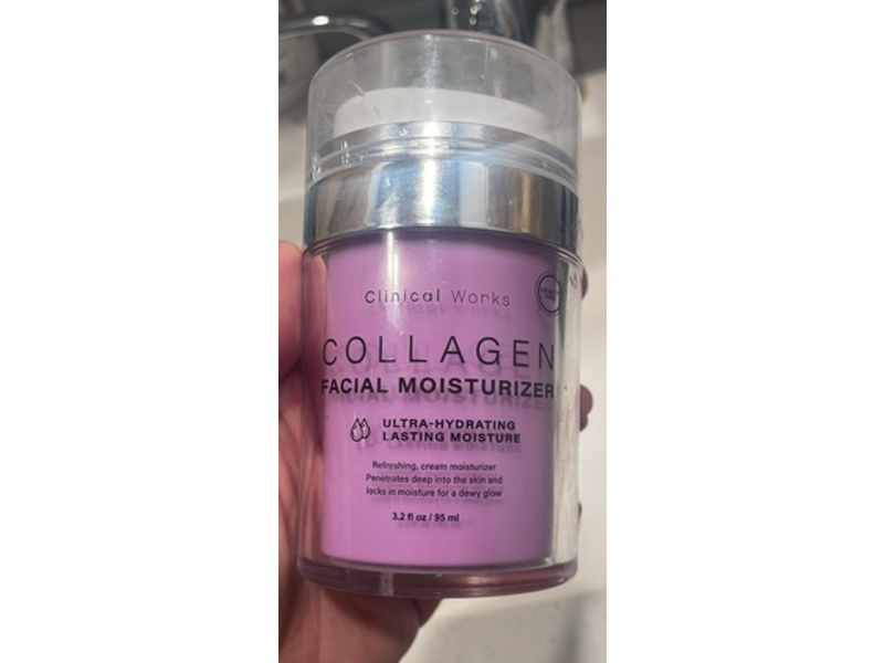 Clinical Works Collagen Facial Moisturizer, 3.2 fl oz/95 mL