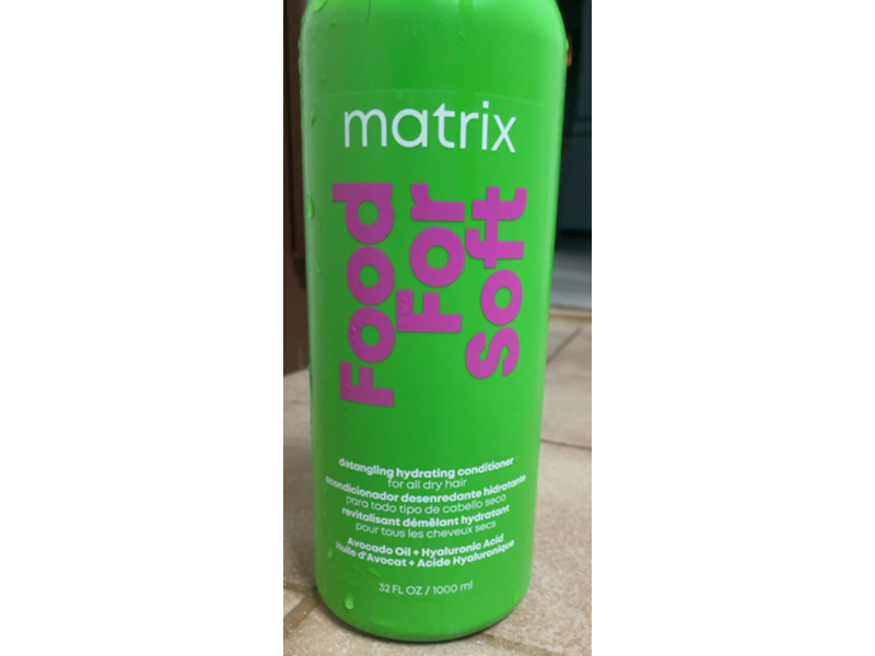 Matrix Food For Soft Conditioner, Avocado Oil + Hyaluronic acid, 32 fl oz/1000 mL
