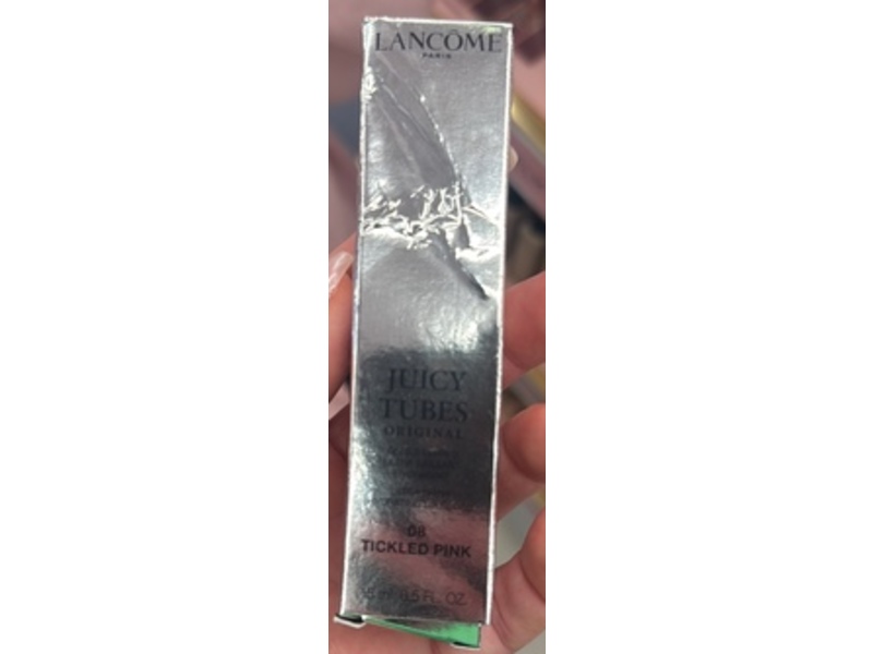 Lancome Juicy Tubes Original Lip Gloss, 08 Tickled Pink, 0.5 oz/15 mL